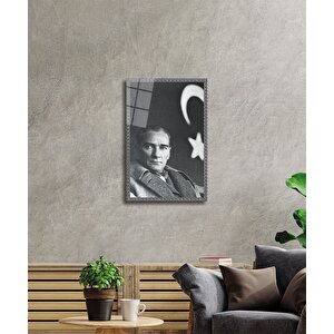 Atatürk Cam Tablo 50x70 cm