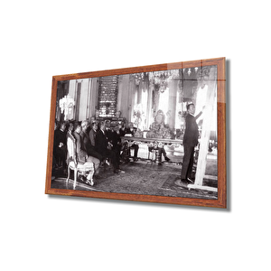 Atatürk Cam Tablo 50x70 cm