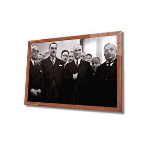 Atatürk Cam Tablo 50x70 cm