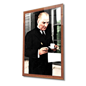 Atatürk Cam Tablo 50x70 cm