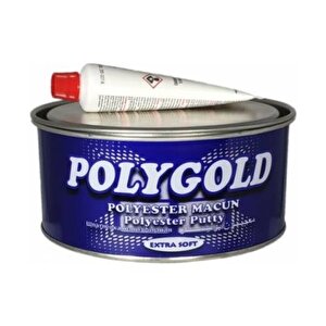 Polygold Galvaniz Polyester Extra Soft Çelik Kaporta Macunu 500 Gr