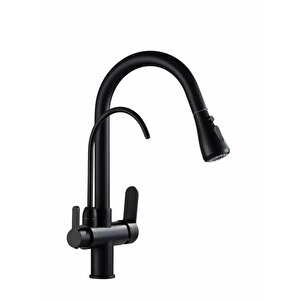Fleko Arıtmalı Eviye Bataryası Sp4-434a Siyah