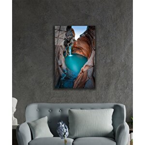 Doğa Şelalecam Tablo, Nature Waterfall 50x70 cm