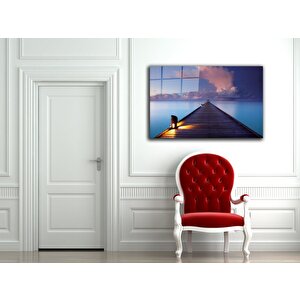 Doğa Manzara Cam Tablo 4mm Dayanıklı Temperli Cam 80x130 cm