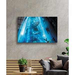 Balıklar Sualtı Cam Tablo 50x70 cm