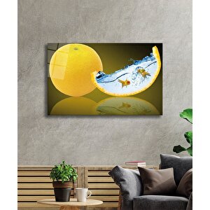 Limon Ve Balık Limon And Fish Futuristic 36x23 cm