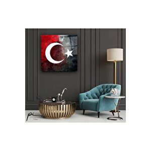 Bayrak Cam Tablo 30x30 cm