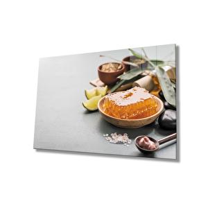 Bal Cam Tablo Honey 90x60 cm