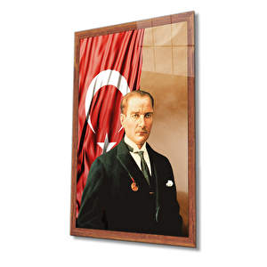 Atatürk Cam Tablo 50x70 cm
