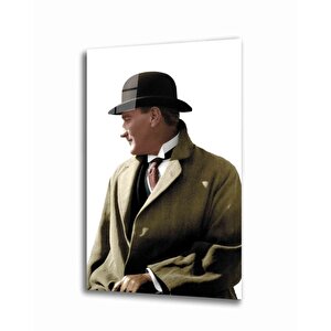 Atatürk Cam Tablo 90x60 cm