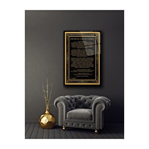 Atatürk’ün Gençliğe Hitabesi Cam Tablo 70x110 cm