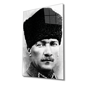 Atatürk Cam Tablo 110x70 cm