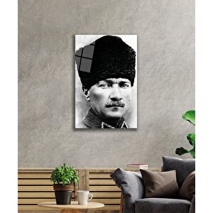 Atatürk Cam Tablo 110x70 cm