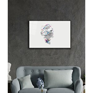 Kadınlar Geleceğe Bak Cam Tablo 110x70 cm
