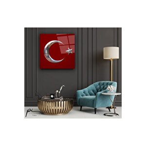 Bayrak Cam Tablo 30x30 cm
