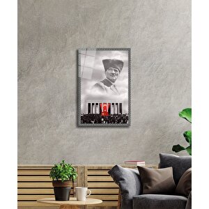 Atatürk Cam Tablo 50x70 cm