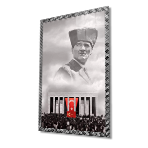 Atatürk Cam Tablo 36x23 cm