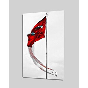 Bayrak Cam Tablo 90x60 cm