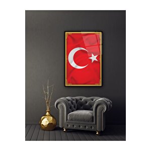 Bayrak Cam Tablo 60x90 cm