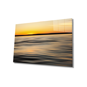 Gün Batımı Cam Tablo Sunset Table 50x70 cm