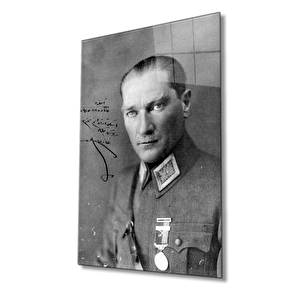 Atatürk Cam Tablo 50x70 cm