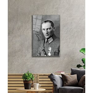 Atatürk Cam Tablo 50x70 cm