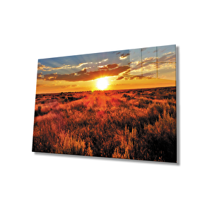Gün Batımı Manzara Cam Tablo 50x70 cm
