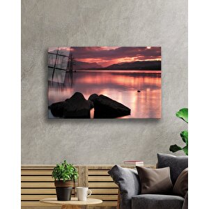 Gün Batımı Cam Tablo 50x70 cm