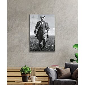 Atatürk Cam Tablo 90x60 cm