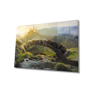 Gün Batımı Manzara Cam Tablo 50x70 cm