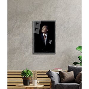 Atatürk Cam Tablo 90x60 cm