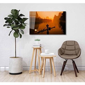 Gün Batımı Cam Tablo 50x70 cm
