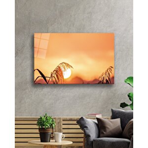 Gün Batımı Cam Tablo Sunset Table 36x23 cm