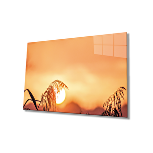 Gün Batımı Cam Tablo Sunset Table 50x70 cm