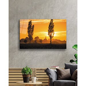 Gün Batımıağaçlar Sunset Trees Table 110x70 cm