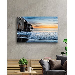 Gün Batımı Cam Tablo Sunset Table 90x60 cm
