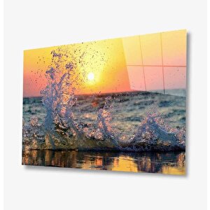 Gün Batımı Cam Tablo 50x70 cm