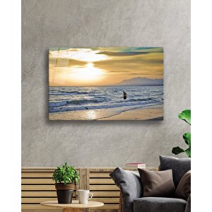Gün Batımında Denize Giren Adam 50x70 cm