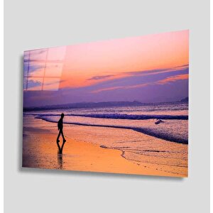 Gün Batımı Cam Tablo 50x70 cm