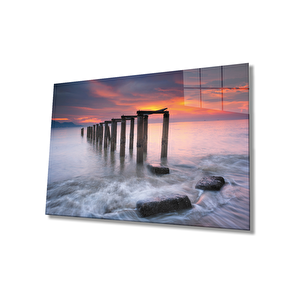 Gün Batımı Deniz Sunset Sea Table 36x23 cm