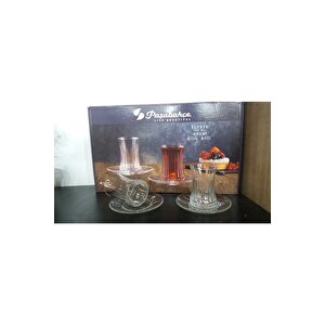 Elysia Kristal Çay Bardağı Seti Takımı - 12 Parça Çay Seti 950054
