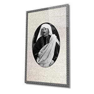 Çerçeveli Atatürk Cam Tablo 36x23 cm