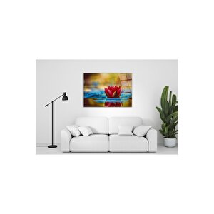 Gül Cam Tablo 70x110 cm