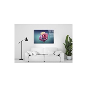 Gül Cam Tablo 50x70 cm