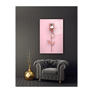Gül Cam Tablo 70x110 cm