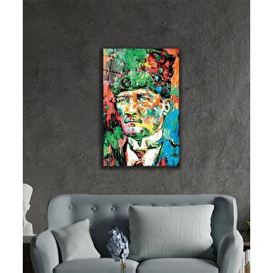 Atatürk Sanatsal Cam Tablo, Ataturk 50x70 cm