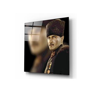 Atatürk Cam Tablo 50x50 cm
