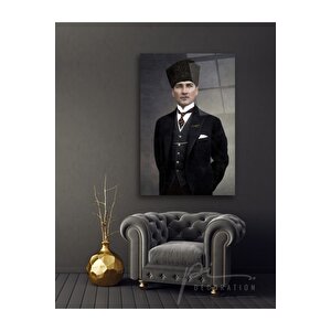Atatürk Cam Tablo 50x70 cm