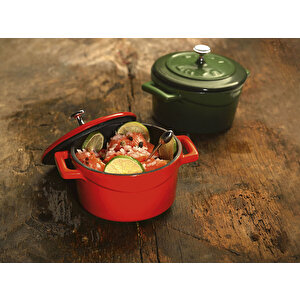 Lava Döküm Mini Tencere. Folk Serisi Çap(ø)10 Cm.