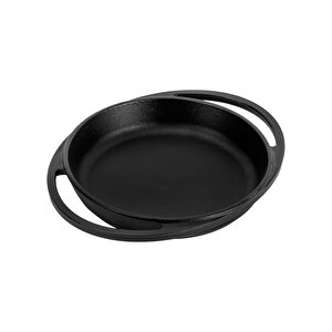 Döküm Yuvarlak Sahan Döküm Demir Yekpare Çift Kulplu Çap(ø)16cm.